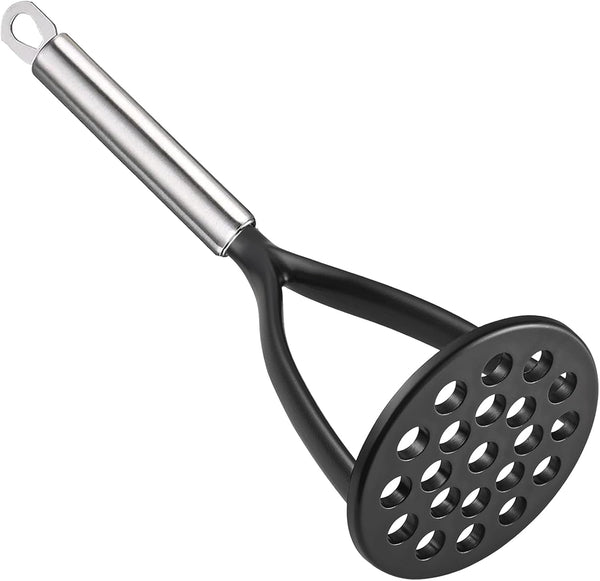 TENTA KITCHEN Good Grips Nylon Potato Solid Masher - Ricer Press Blender Crusher for Non-Stick Cookware with Heat
