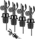 4 Pack Professional Olive Oil Dispenser Spout Stainless Steel Pour Spouts, Weighted