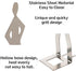 natalieenati 4 PCS Funny BBQ Stand Man Hot Dog Holder-Reusable Stainless Steel Hotdog and Sausage Stand-Portable Hot