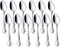 Coffee Spoons Set of 12, Mini Stainless Steel Espresso Spoons, Small Spoons for Dessert Tea Appetizer, 4.6 inch