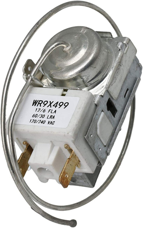 WR9X499 Refrigerator Temperature Control Thermostat Replacement for Top Brands, Compatible with GC192, 26357