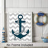 HPNIUB Nautical Art Print Set of 3 (8”X10”), Lighthouse, Steering Wheel, Anchor, Navigation Print for Baby Boy