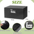 Large Black Bamboo Box with Combination Lock, Decorative Storage Box with Detachable Compartment and Jars