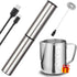Electric Milk/Coffee Frother - Basecent Rechargeable Handheld Foam Maker for Latte, Cappuccino, and Hot Chocolate