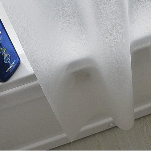 AooHome 72 Wx66 L inch Frosted Eva Shower Curtain Liner with Magnets, Water Repellent, Semi Transparent