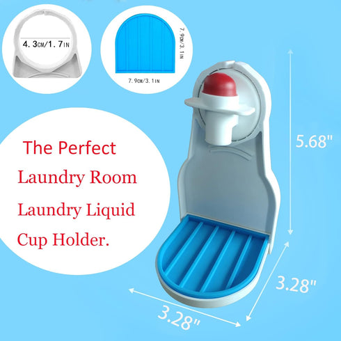 Yuanwovv 2 Packs Laundry Detergent Cup Holder Switch Easily No More runny or Messy Laundry DetergentLaundry Cup Holder