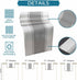 Futuregrace 72 inches Grey Table Runners Stripes Table Runner Dresser Scarves Long,Non Slip Modern Decortaive Table