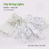 Dopheuor LED Photo Clip String Lights, Battery Operated Starry Fairy Copper Lights with Clips, Warm White for Décor