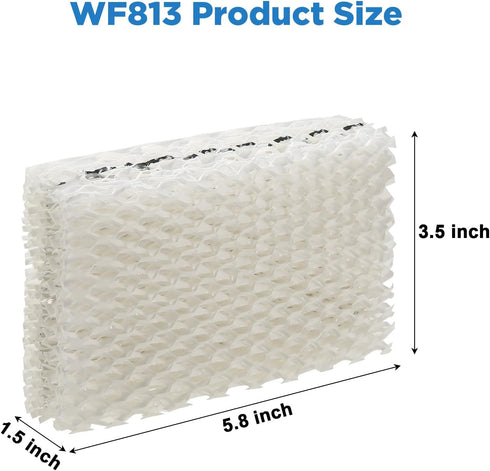 Freeboy Wf813 Eqwf813 Replacement Humidifier Filters for Equate Eqwf813 Eq-2119-Ul; Procare Pcwf813; 4 Pack