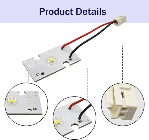 W10695459 for Whirlpool Refrigerator LED Light Board Module Replacement Parts for Fridge Freezer W10843353 W11205083
