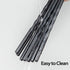 2 Pairs 12.6 Inches Cooking Extended Chopsticks, Reusable Fiberglass for Kitchen Noodles, Hotpot, Black