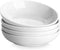 MALACASA 8.85" Large Pasta Bowls, 42 OZ White Salad and Soup Bowls Set of 4, Microwave & Dishwasher Safe