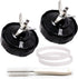 2 PACKS 7 FINS Extractor Blades, Replacement Bottom Blade for Ninja Blender Nutri Ninja Auto iQ and More