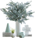3 Pack Artificial Eucalyptus Stem Shrub, Faux Greenery Stems for Home Wedding Decor, 17.7" Tall