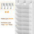 20-30 Closet, 10-Tier UVIAHOMI Pairs Over the Door Shoe Organizer, Clear Pockets Hanging Shoe Storage for Door Shoes