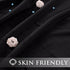 120 inches W62 L120, 1 StangH Soft Black Velvet Curtains Blackout backdrops for Theater, Long French Door Curtains