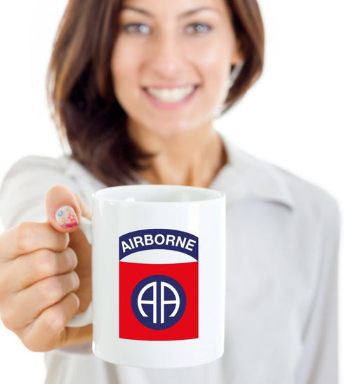 82nd Airborne Coffee Mug - Army Coffee Mug, Both Sides