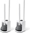 IVYROLL Toilet Brush and Plunger Set Hidden, S-Shaped Toilet Brush Plunger Combo