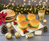 Kmiunty 4PCS Artificial Hamburger Fake Food Bread Model Photography Prop for Home Kitchen Party Decoration