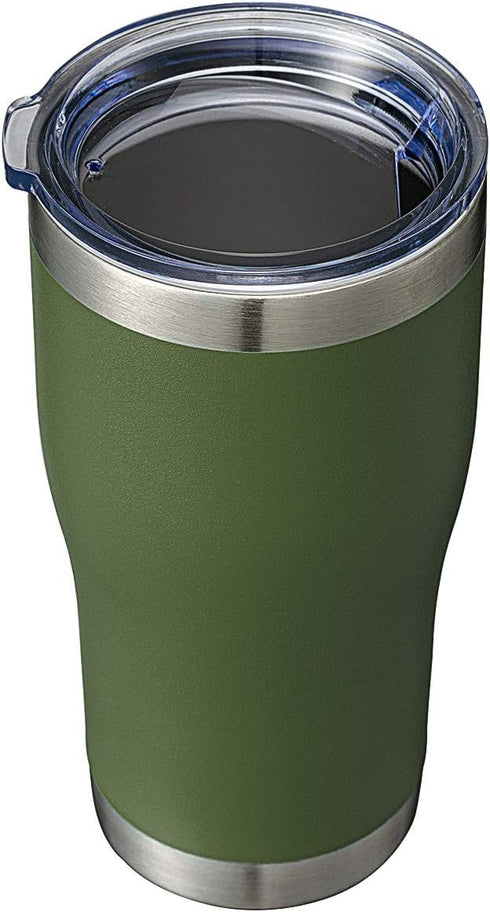 HASLE OUTFITTERS 20 oz Bulk Tumbler, Stainless Steel with Lid, Vacuum Insulated Double Wall Powder Coated, Army Green
