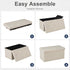 30in 350Lbs,Storage DUMOS Storage Ottoman Bench, Foot Rest Stool Load Chest with Padded Seat, End of Bed Bedroom Bench