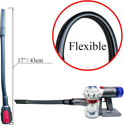 Flexible Crevice Tool: Dyson V7 V8 V10 V11 V15 Gen5 Cordless Vacuums Accessories for Car Detailing, Corners Cleaning