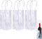 WAONIQ Ice Wine Bag, Portable Collapsible Clear Wine Pouch, 3 Pack for Wedding Party Travel