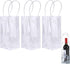 WAONIQ Ice Wine Bag, Portable Collapsible Clear Wine Pouch, 3 Pack for Wedding Party Travel