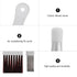 PRETYZOOM 4pcs Air Conditioner Fin Cleaning Brush Kit: 2pcs Fin Cleaner Brush, 2pcs Whisk Brush