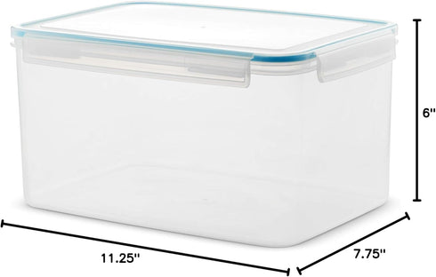 Komax Biokips Large Food Storage Containers, 35 Cup, BPA Free Airtight Bins with Lids