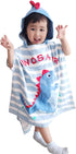 1-4 Years/Height:33.4"-43.3") TONWHAR Kids Bath/Pool/Beach Hooded Poncho Towel-Cartoon Animal Pattern Cotton Beach