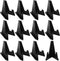 12 Packs Mini Coin Display Stands, 2.17 x 1.65 Inch Black Easel Holders for Collectibles and Pictures