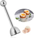 Easy Egg Opener Stainless Steel Cracker for Soft & Hard Boiled Eggs, Egg Shell Topper