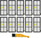 10 Pack HEPA Filters for Roomba 800 900 Series 860 870 871 880 960 980 Vacuum Cleaning Robots
