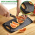 Pak Cutting Boards Set, Large Plastic Chopping Board, Dishwasher Safe, BPA Free, Slip Resistant with Juice Grooves