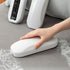 HURRISE Handheld Crumb Sweeper, Reusable Soft Hair Debris Collector for Home Use