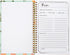 Blank Recipe Book: 120 Pages, 8 Sections, Floral and Orange Theme, Laminated Hardcover (5.5 x 8.5 In)