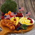 CYPS 100 Pcs USA American Flag Toothpick Flags, Small Mini Stick Cupcake Toppers, 4th of July, Veterans Day Party