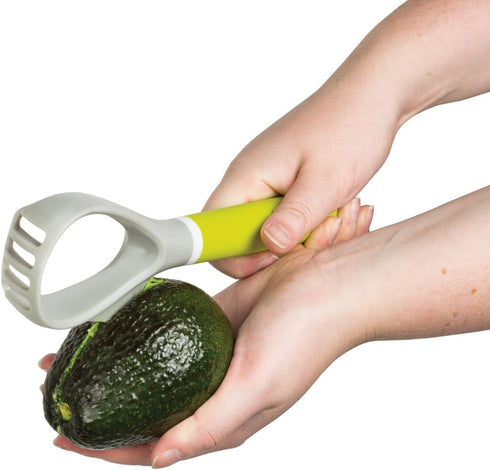 Casabella 4 'n 1 Avocado Tool, Green/Grey