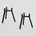 Set 2, PS-007BK-2 Adjustable Plant Stands of Metal Small Plant Holder, Heavy Duty Stable Flower Holder Stand Rack