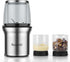 Secura Brands Coffee Grinder Electric Spice Herb Seeds Grinder with Two Glass Bowl, Dry
