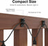 80Pack Outdoor String Light Clips Screw-in Hooks,Weatherproof Cable Hangers and Clips for Hanging Fairy Lights