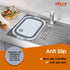 Cheer Collection Collapsible Cutting Board - Silicone Foldable Non-Slip Chopping Board with Drainage Hole