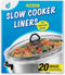 20 Counts Slow Cooker Liners and Cooking Bags, Extra Large Size Fits 6-10QT Pot, 14"x 22", BPA Free (1 Pack)
