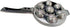 Non Stick Appam Pan, 7 Cavity Aluminium Paniyaram Pan with Stainless Steel Lid, Ebelskiver Patra Appachatty Egg Maker