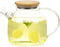 WHJY Clear Glass Teapot, 50 oz Cooking Kettle with Infuser for Loose Leaf Tea, Clear Teapots for Boiling Water