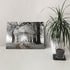 Winter Scene Canvas Wall Art, Nature Forest Landscape Prints with White Snowy Trees Painting for Living Room