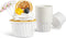 200pcs White Cupcake Liners, Heavy Duty Muffin Baking Cups, Ramekin Holders for Wedding, Birthday, Baby Showers