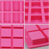 24-Cavity Rectangle Silicone Molds for Caramel Candy, Chocolate Truffles, Whiskey Ice Cubes, Fondant, Gummy Jelly