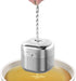 Reinmoson 2 Pack Tea Balls for Loose Tea, 304 Stainless Steel Infusers with Retractable Chain & 2 Drip Trays